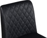 Bryce Black Faux Leather Stool - Furniture Stars (Chicago, IL)