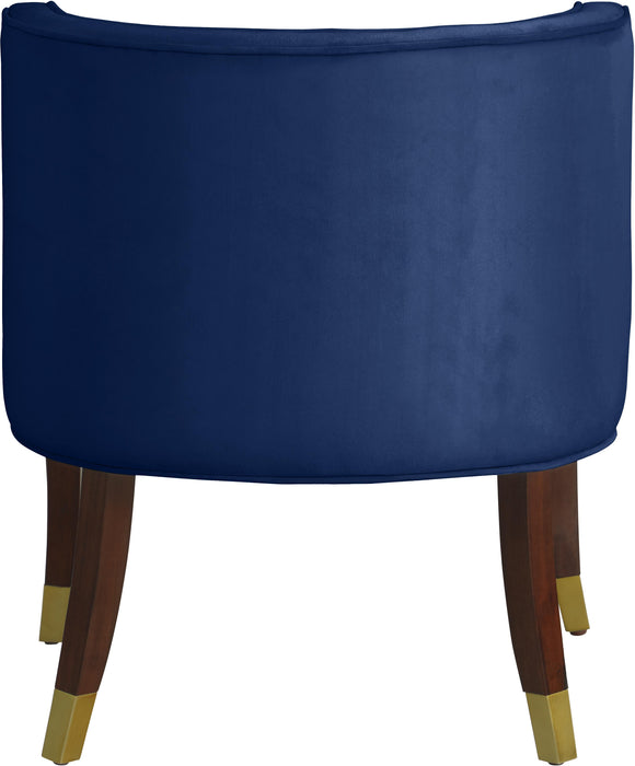 Perry Navy Velvet Dining Chair - Furniture Stars (Chicago, IL)