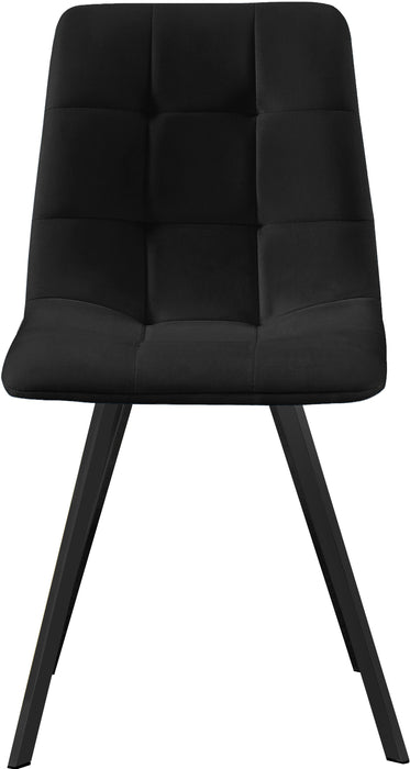 Annie Black Velvet Dining Chair