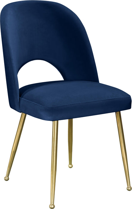 Logan Navy Velvet Dining Chair