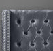 Aiden Grey Velvet Queen Bed - Furniture Stars (Chicago, IL)