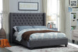 Ashton Grey Linen King Bed - Furniture Stars (Chicago, IL)