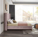 Barolo Pink Velvet Queen Bed - Furniture Stars (Chicago, IL)