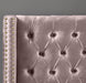 Barolo Pink Velvet Queen Bed - Furniture Stars (Chicago, IL)