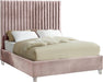 Candace Pink Velvet King Bed - Furniture Stars (Chicago, IL)