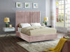 Candace Pink Velvet King Bed - Furniture Stars (Chicago, IL)