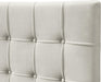 Elly Cream Velvet Queen Bed - Furniture Stars (Chicago, IL)