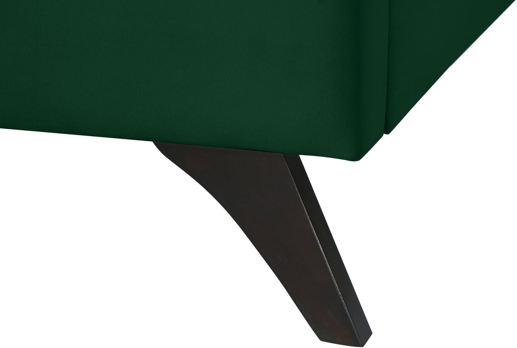Elly Green Velvet King Bed - Furniture Stars (Chicago, IL)