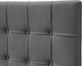 Elly Grey Velvet King Bed - Furniture Stars (Chicago, IL)