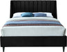 Eva Black Velvet King Bed - Furniture Stars (Chicago, IL)