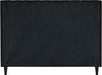 Eva Black Velvet King Bed - Furniture Stars (Chicago, IL)