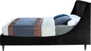 Eva Black Velvet Queen Bed - Furniture Stars (Chicago, IL)