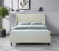Eva Cream Velvet King Bed - Furniture Stars (Chicago, IL)