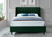 Eva Green Velvet Queen Bed - Furniture Stars (Chicago, IL)