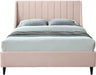Eva Pink Velvet King Bed - Furniture Stars (Chicago, IL)