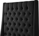 Fritz Black Velvet King Bed - Furniture Stars (Chicago, IL)
