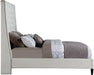 Fritz Cream Velvet King Bed - Furniture Stars (Chicago, IL)