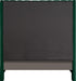 Fritz Green Velvet King Bed - Furniture Stars (Chicago, IL)
