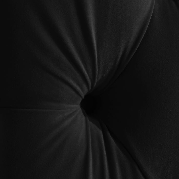 Fritz Black Velvet King Bed - Furniture Stars (Chicago, IL)