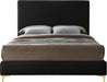 Geri Black Velvet Queen Bed - Furniture Stars (Chicago, IL)