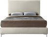 Geri Cream Velvet Queen Bed - Furniture Stars (Chicago, IL)