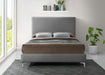 Geri Grey Velvet King Bed - Furniture Stars (Chicago, IL)