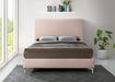 Geri Pink Velvet King Bed - Furniture Stars (Chicago, IL)