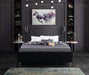 Ghost Black Velvet King Bed - Furniture Stars (Chicago, IL)
