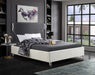 Ghost Cream Velvet King Bed - Furniture Stars (Chicago, IL)