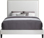 Harlie Cream Velvet King Bed - Furniture Stars (Chicago, IL)