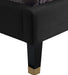 Harlie Black Velvet Queen Bed - Furniture Stars (Chicago, IL)