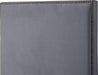 Harlie Grey Velvet Twin Bed - Furniture Stars (Chicago, IL)