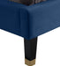 Harlie Navy Velvet Queen Bed - Furniture Stars (Chicago, IL)