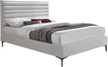 Hunter Cream Linen King Bed - Furniture Stars (Chicago, IL)