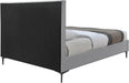 Hunter Grey Linen King Bed - Furniture Stars (Chicago, IL)