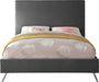 Jasmine Grey Velvet Queen Bed - Furniture Stars (Chicago, IL)