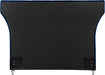 Kira Navy Velvet Queen Bed - Furniture Stars (Chicago, IL)