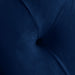 Kira Navy Velvet Queen Bed - Furniture Stars (Chicago, IL)