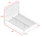 Lexi Green Velvet Queen Bed - Furniture Stars (Chicago, IL)