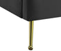 Lily Grey Velvet King Bed - Furniture Stars (Chicago, IL)