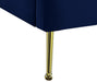 Lily Navy Velvet King Bed - Furniture Stars (Chicago, IL)