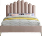 Lily Pink Velvet King Bed - Furniture Stars (Chicago, IL)
