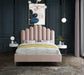 Lily Pink Velvet King Bed - Furniture Stars (Chicago, IL)