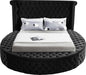 Luxus Black Velvet Queen Bed (3 Boxes) - Furniture Stars (Chicago, IL)