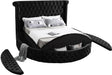 Luxus Black Velvet King Bed (3 Boxes) - Furniture Stars (Chicago, IL)