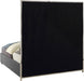 Milan Grey Faux Leather Queen Bed - Furniture Stars (Chicago, IL)