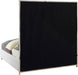 Milan White Faux Leather Queen Bed - Furniture Stars (Chicago, IL)