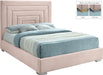 Nora Pink Velvet Queen Bed - Furniture Stars (Chicago, IL)