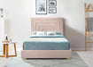 Nora Pink Velvet Queen Bed - Furniture Stars (Chicago, IL)