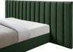 Pablo Green Velvet Queen Bed - Furniture Stars (Chicago, IL)